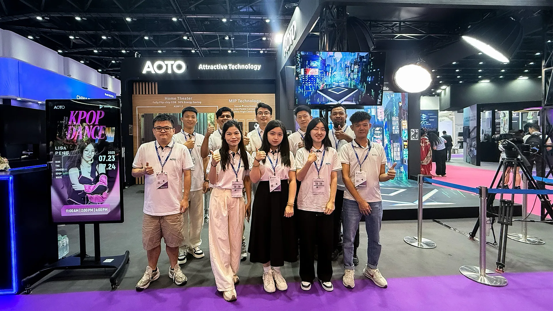 AOTO Unveils Immersive LED Innovations at InfoComm Asia 2025